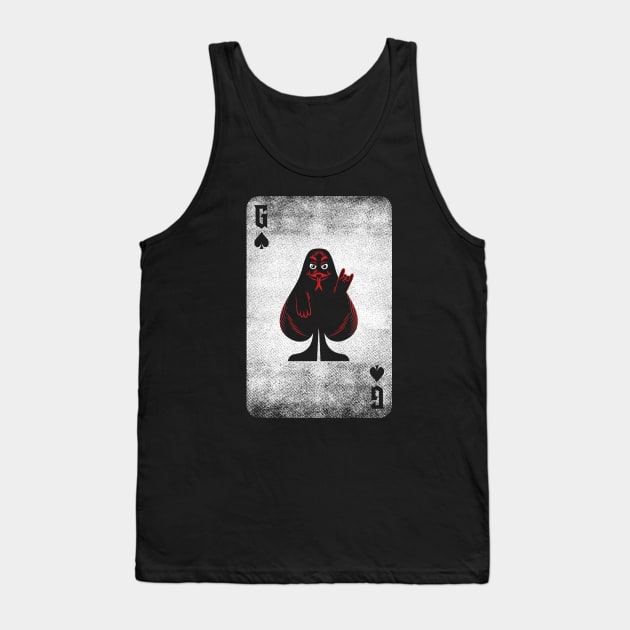 Grimace of Spades Tank Top by toadyco